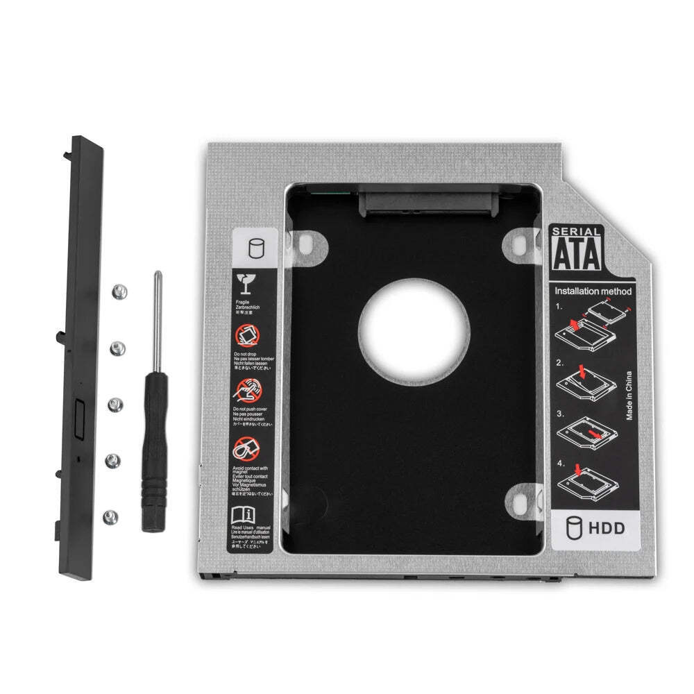 UnionSine 9.0 9.5 12.7mm HDD Caddy SATA 3.0 for 2.5'' SSD Case Hard Disk Drive A