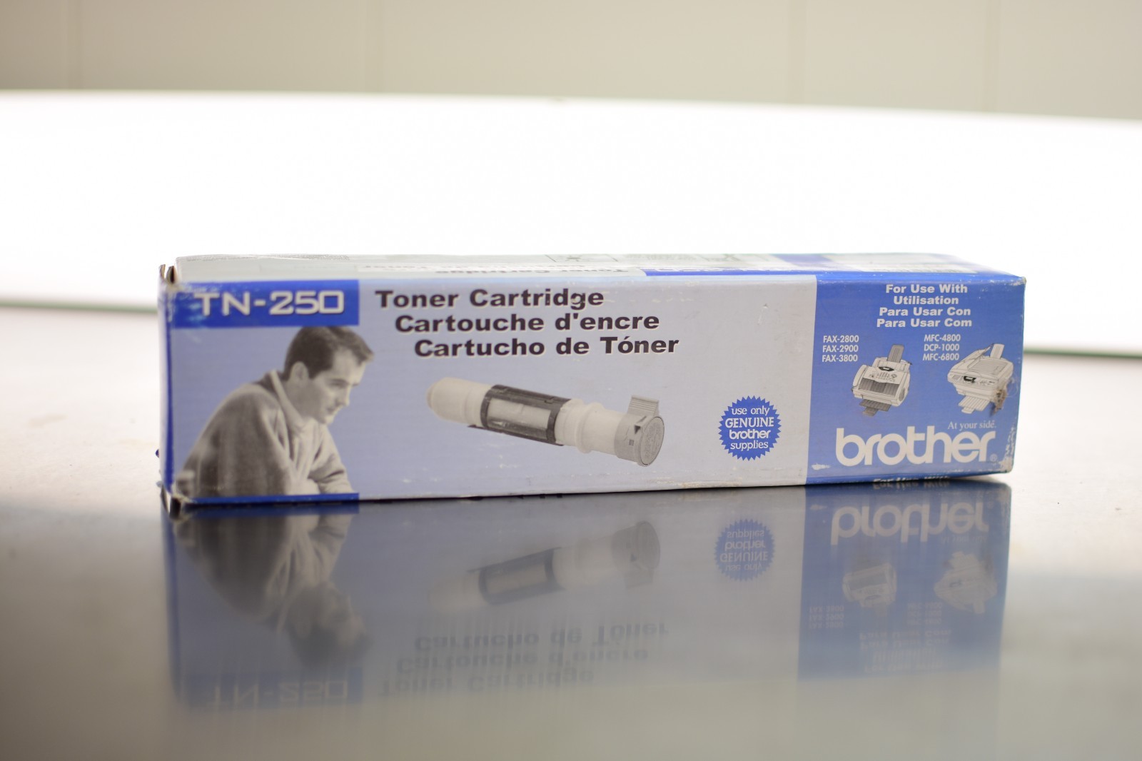 NEW BROTHER TN-250 OEM GENUINE BLACK TONER INK CARTRIDGE SEALED
