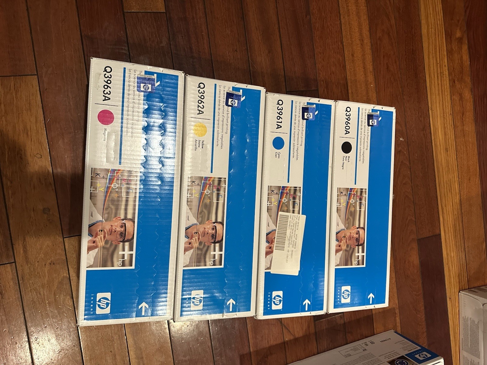 OEMHP 122A Q3960A Q3961A, Q3962A, Q3963A Toner Cartridge LaserJet 2550 Sealed