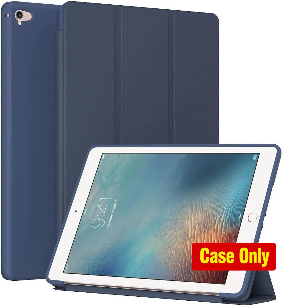 GUNPRIO Blue Trifold Stand Case for iPad Pro 9.7 (2016 Model) - Slim and Lightwe