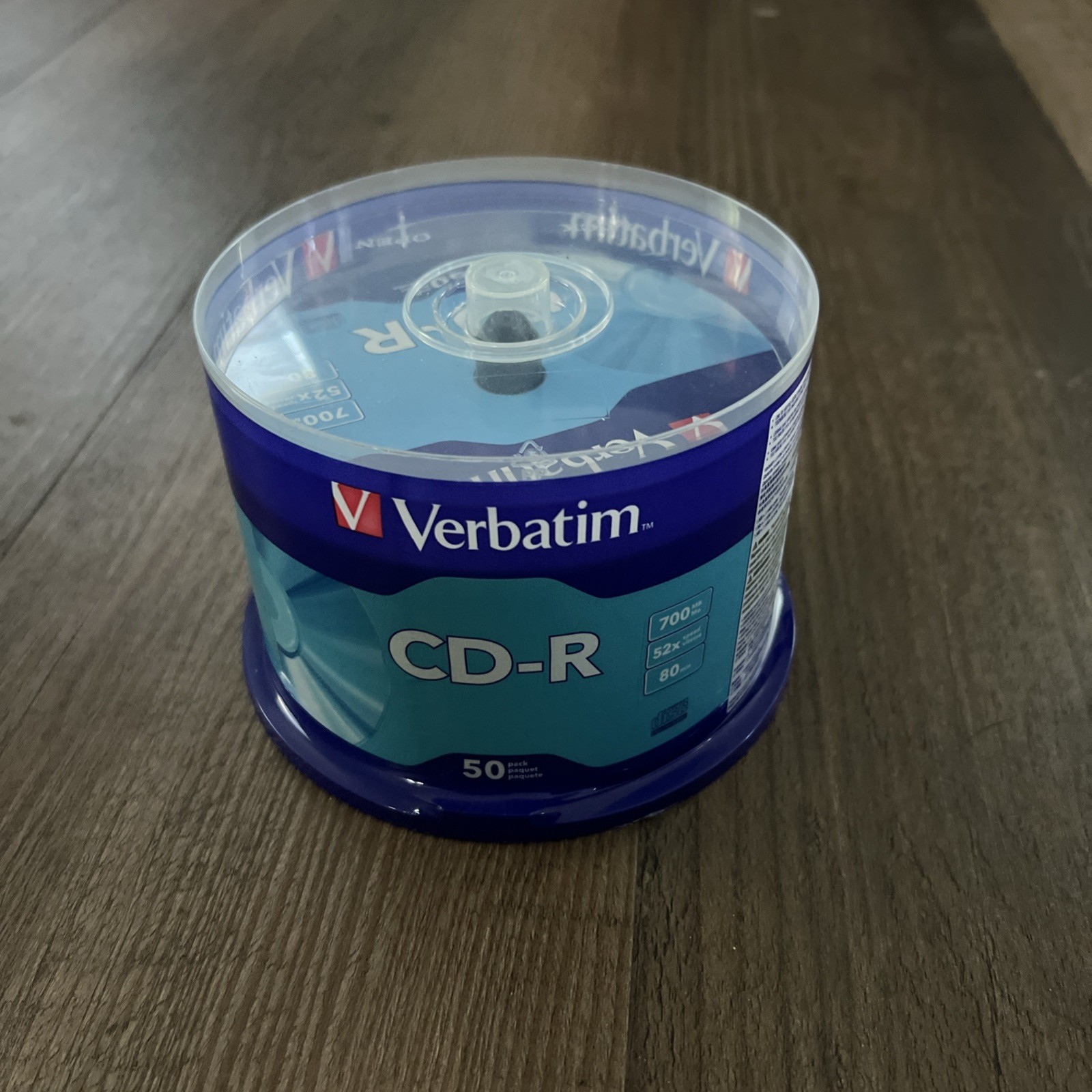 50 pack VERBATIM 6X Blu-Ray BD-R Branded Logo Spindle Media Disc