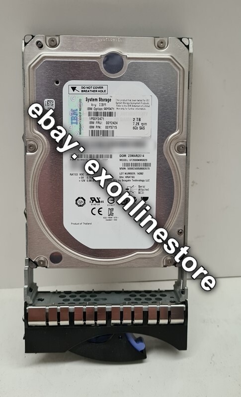 00Y2471 - 2TB 7.2K 6Gbps 3.5" HDD (FRU: 00Y2424) Lenovo Used