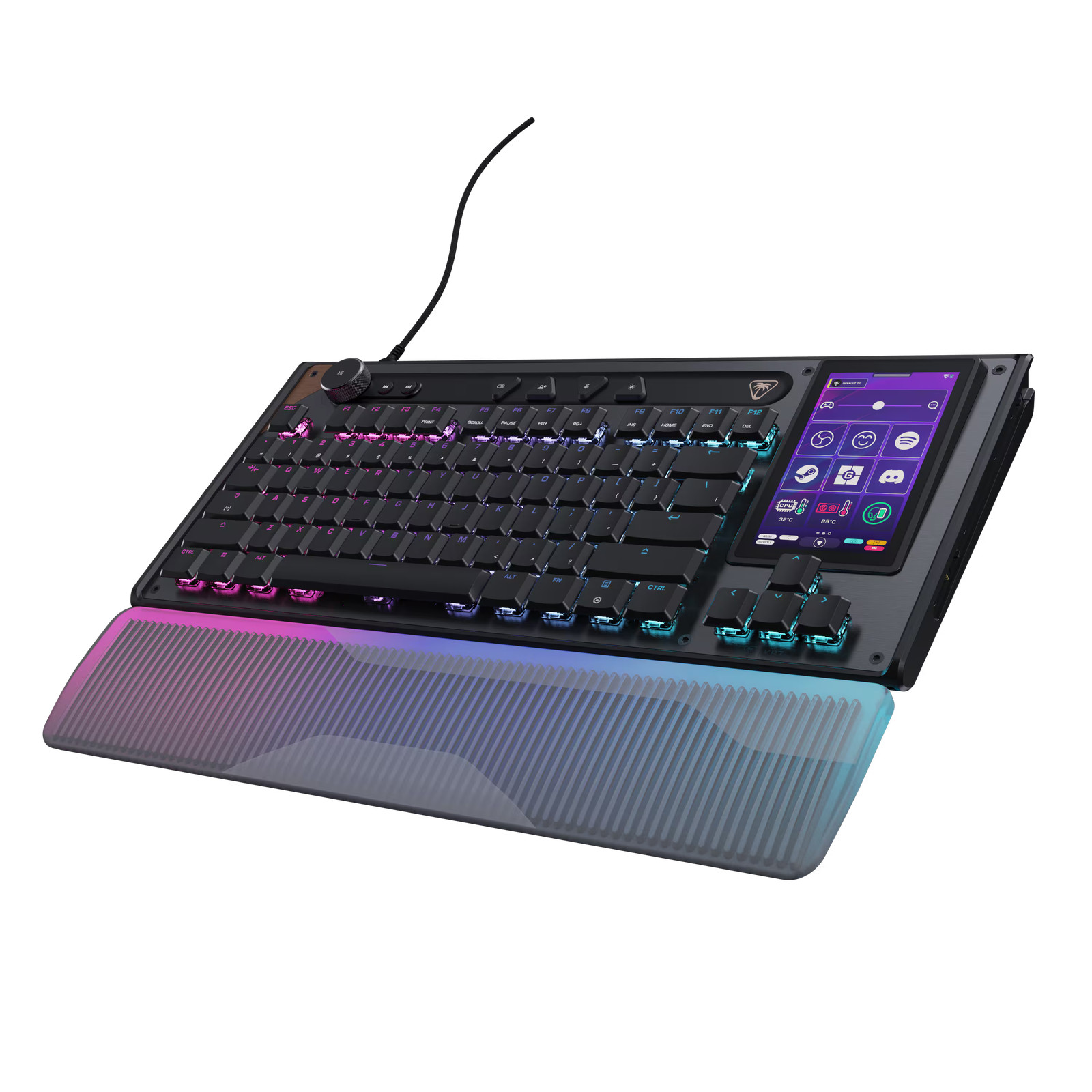 Turtle Beach - Command Series KB7 TKL Wired Hall-Effect Gaming Keyboard for P...