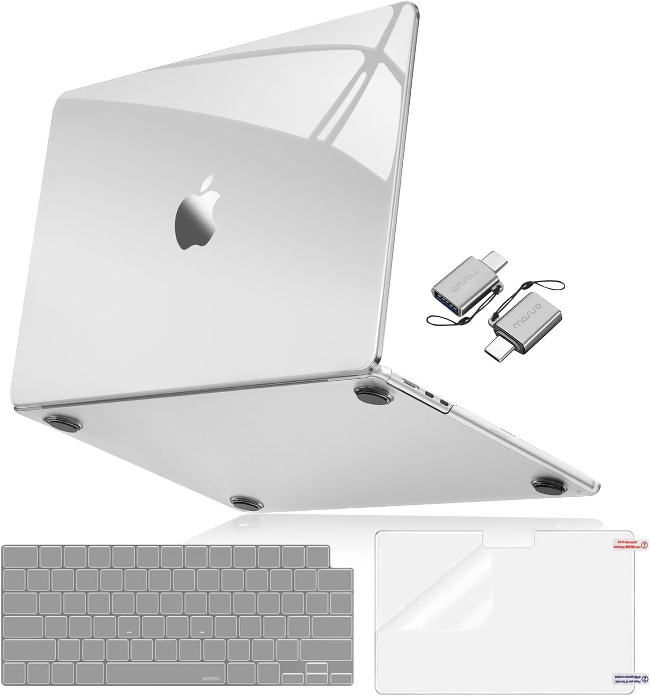 MOSISO Light Case MacBook Air 13 inch Case 2025-2022 M4 A3240 M3 A3113 M2 A2681