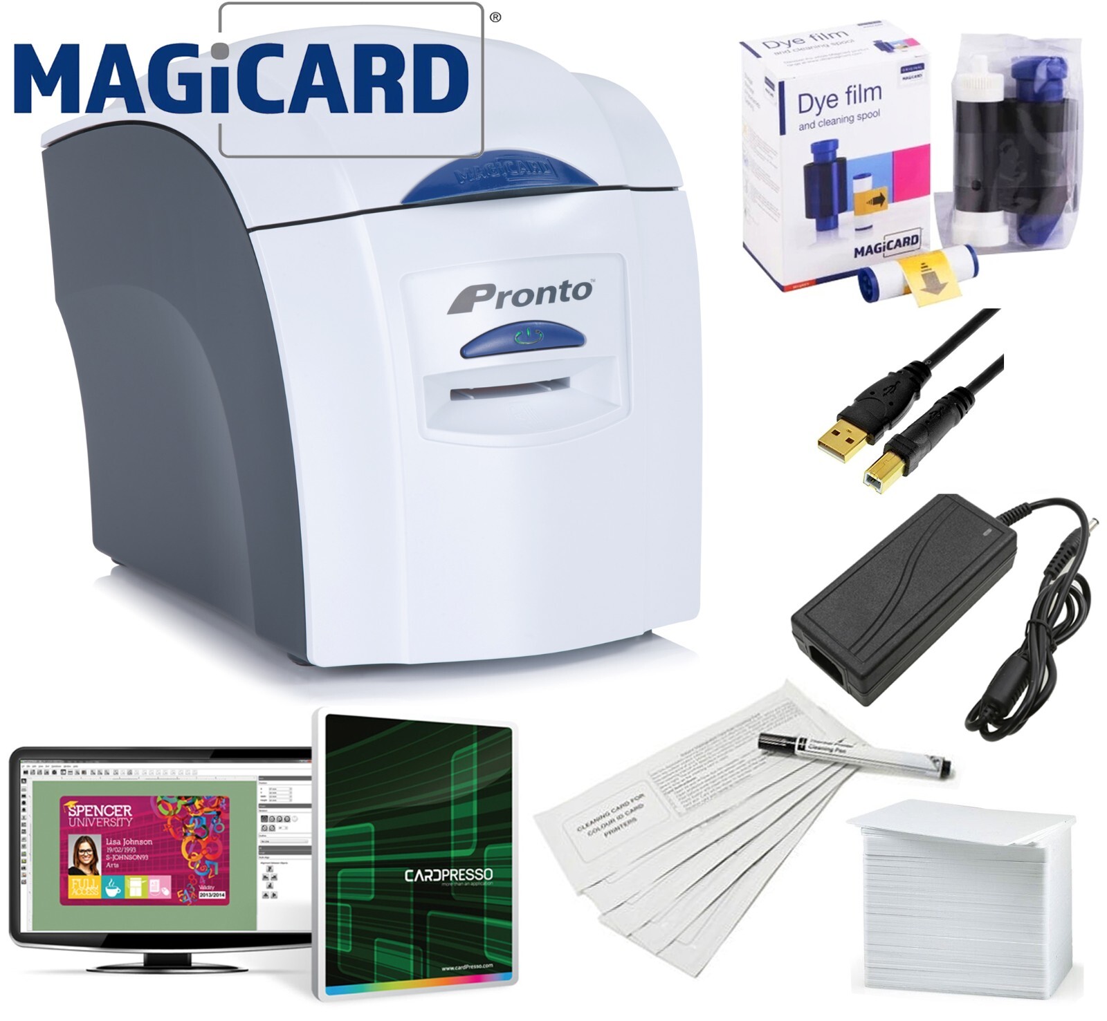 Magicard Pronto ID Card Printer Package PL
