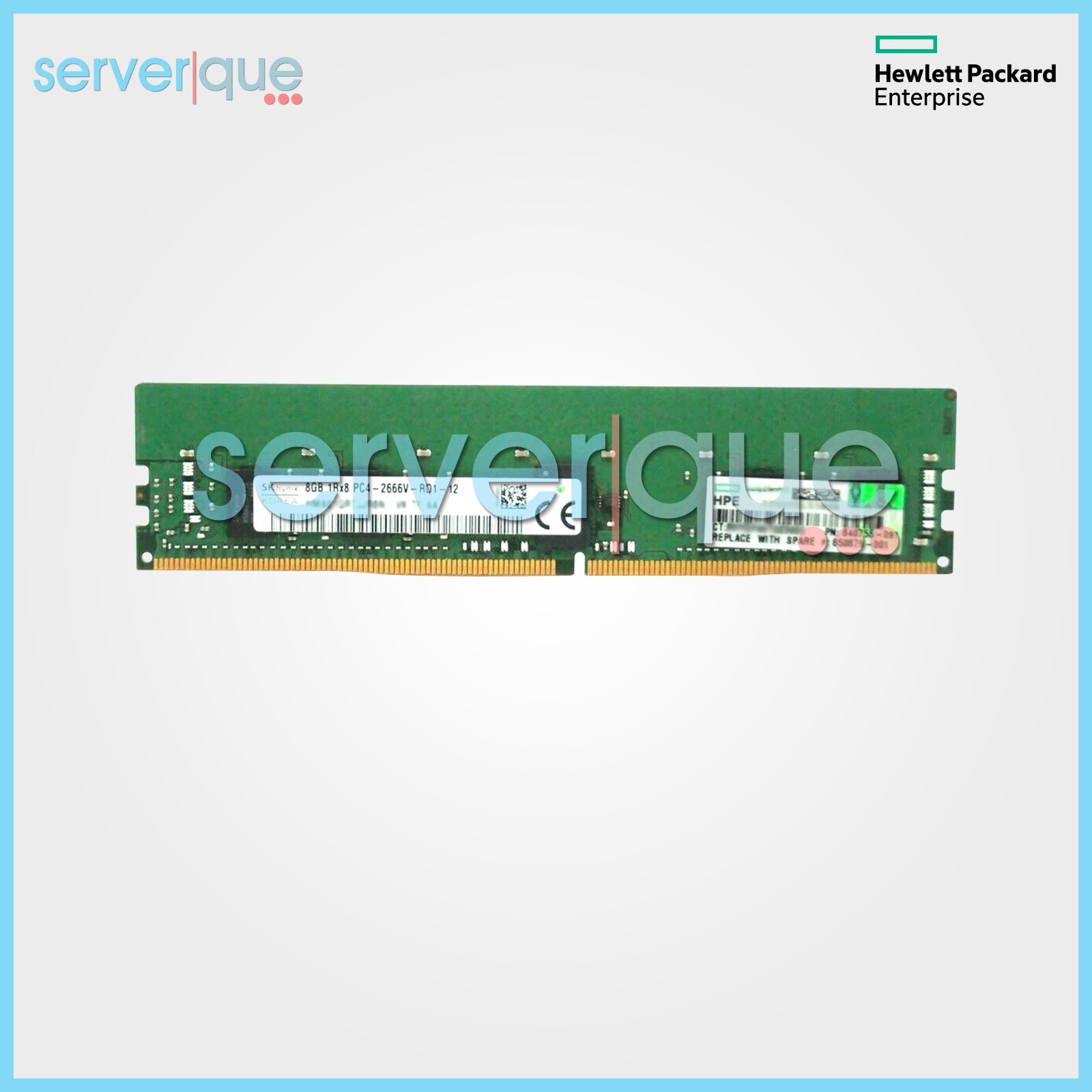 815097-B21 HPE 8GB single rank x8 DDR4-2666 CAS-19  reg smart Memory