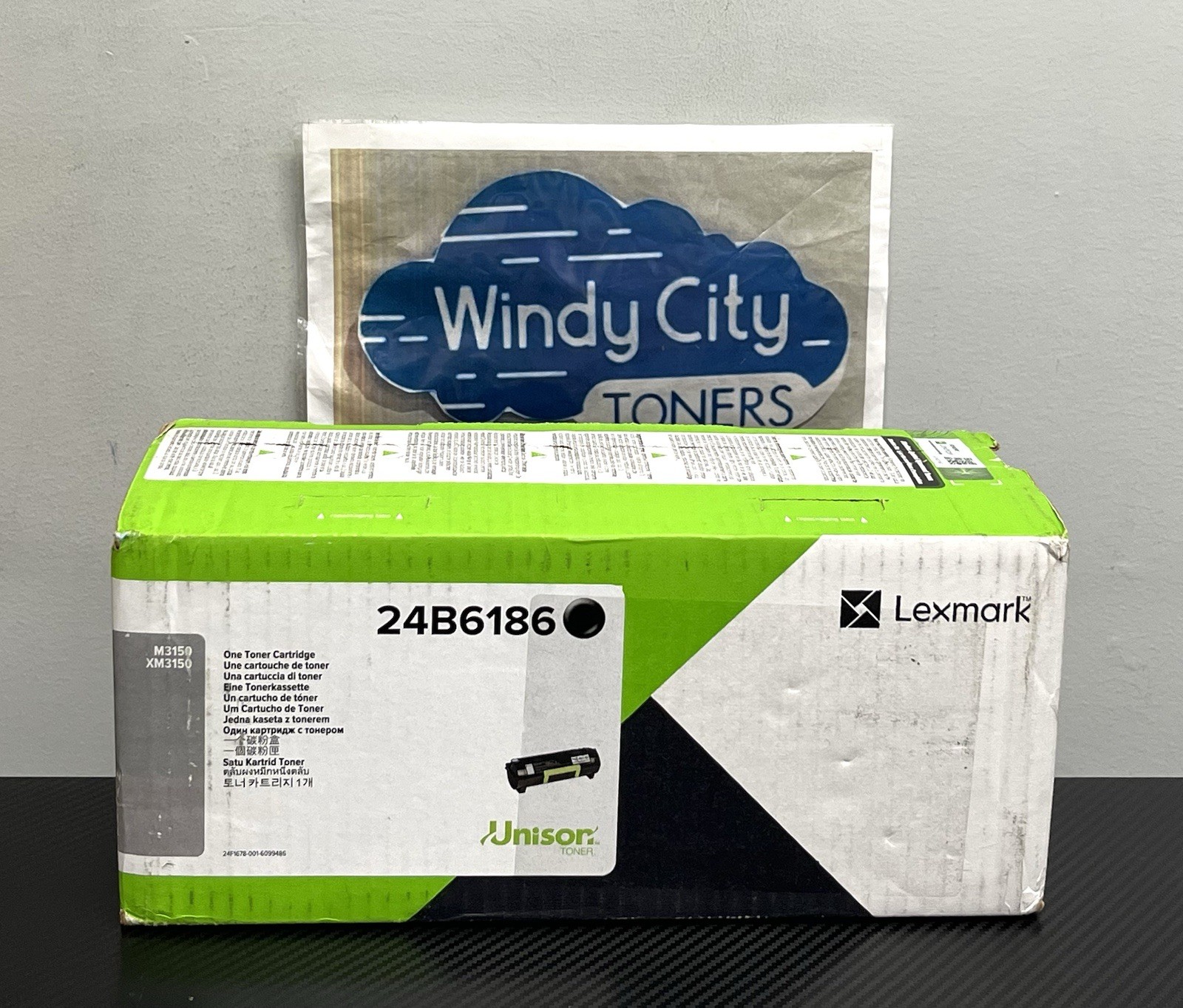 Lexmark 24B6186 Black Laser High Yield 20K Toner for M3150 XM3150 Genuine New