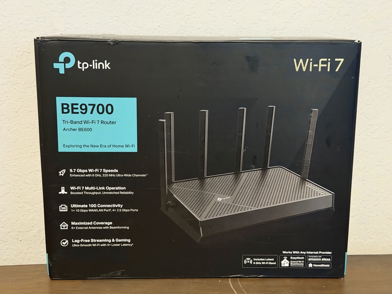 TPLink Archer BE600 BE9700 WiFi 7 TriBand Router 10G 25G VPN HomeShield G1N