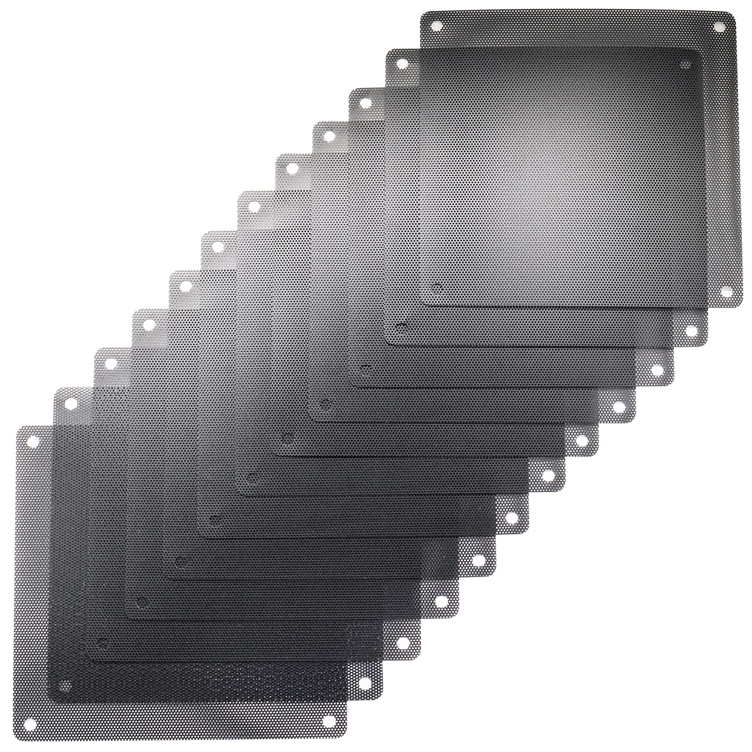 ThreeBulls 12 Pcs 120mm PVC x 120mm, Fan dust filter x