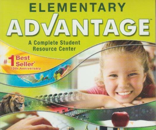 Elementary Advantage 2009 PC DVD 17 lessons Spanish science read math history +