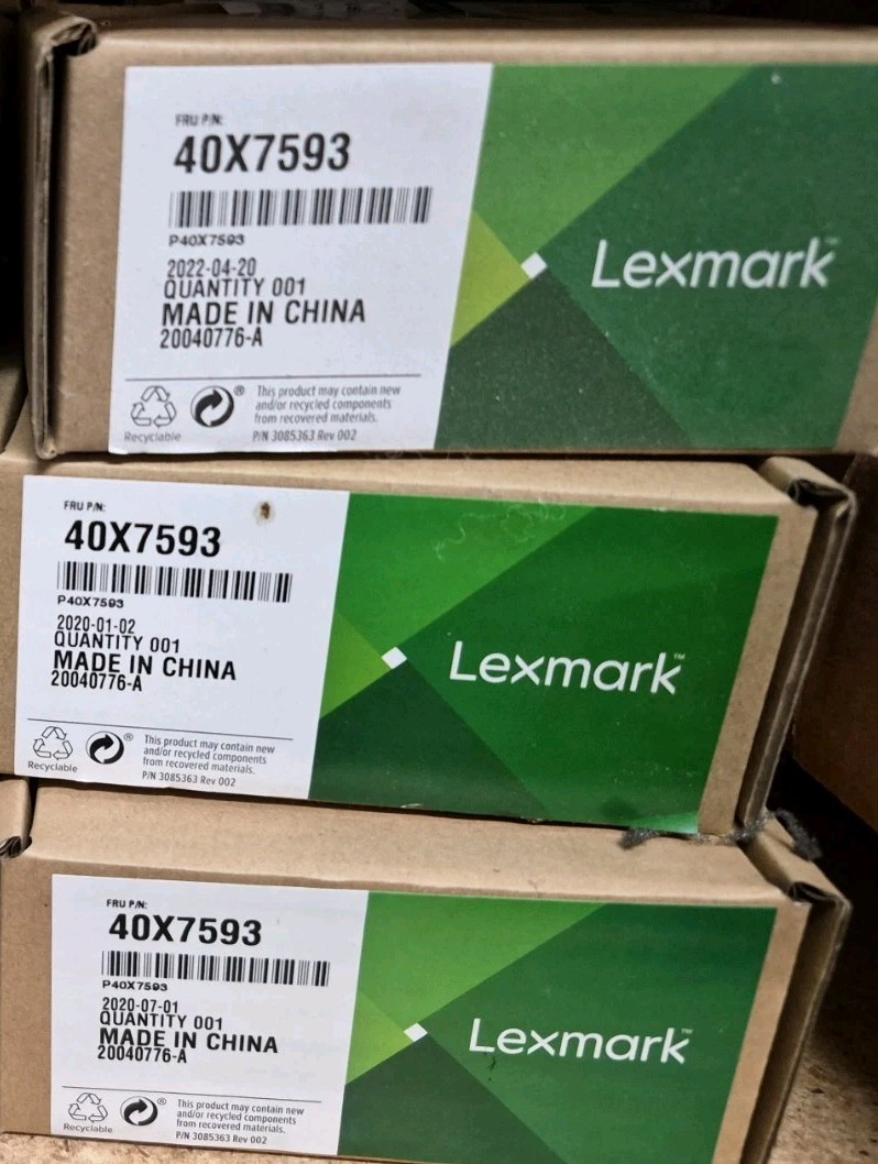 Lot 6 Genuine Sealed Lexmark 3(40X7593) Pick Roller 3(40X7713) Separator MS810