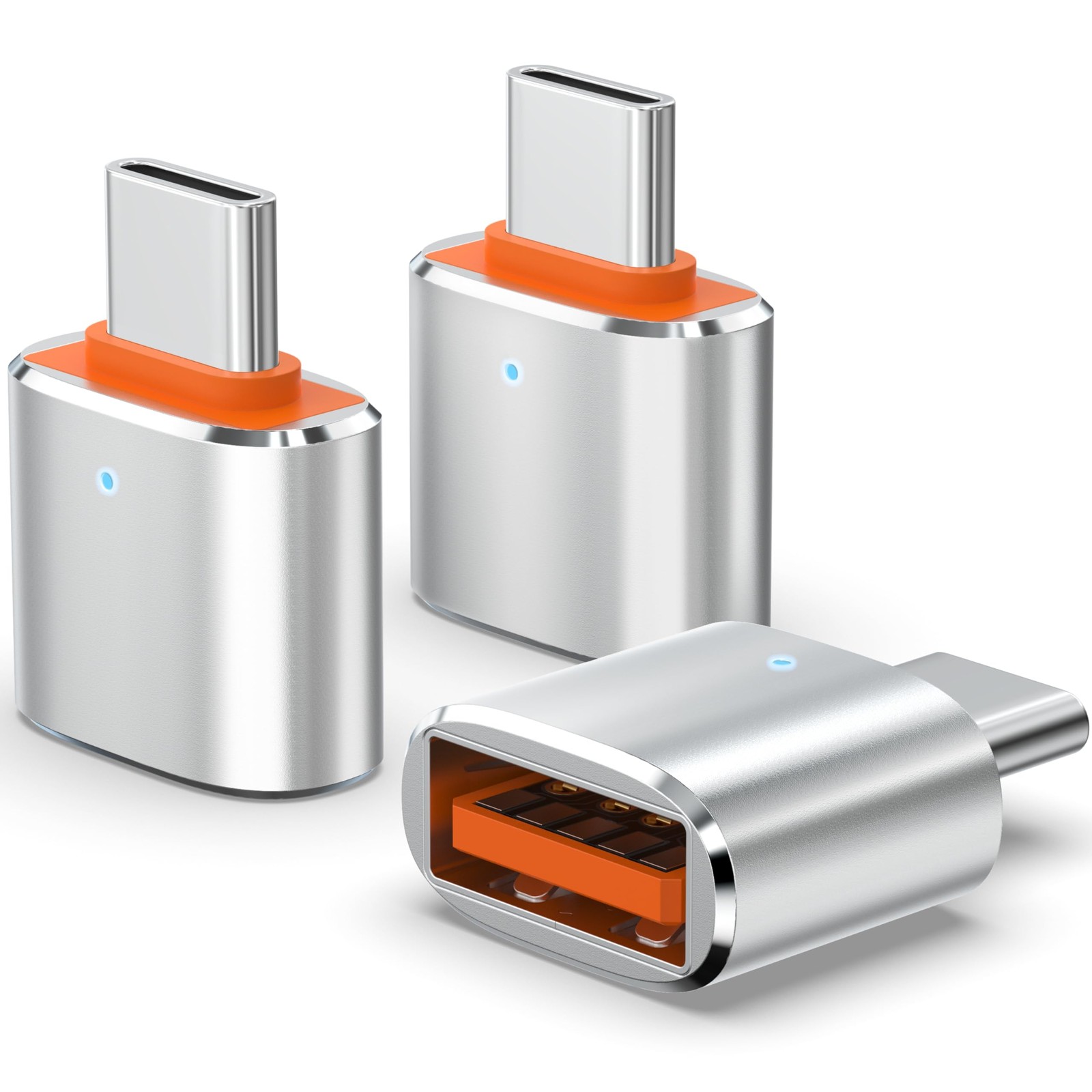 Duyasurs 3Pack Upgraded USB C to USB Adapter, Highspeed data Transfer, USB C ...