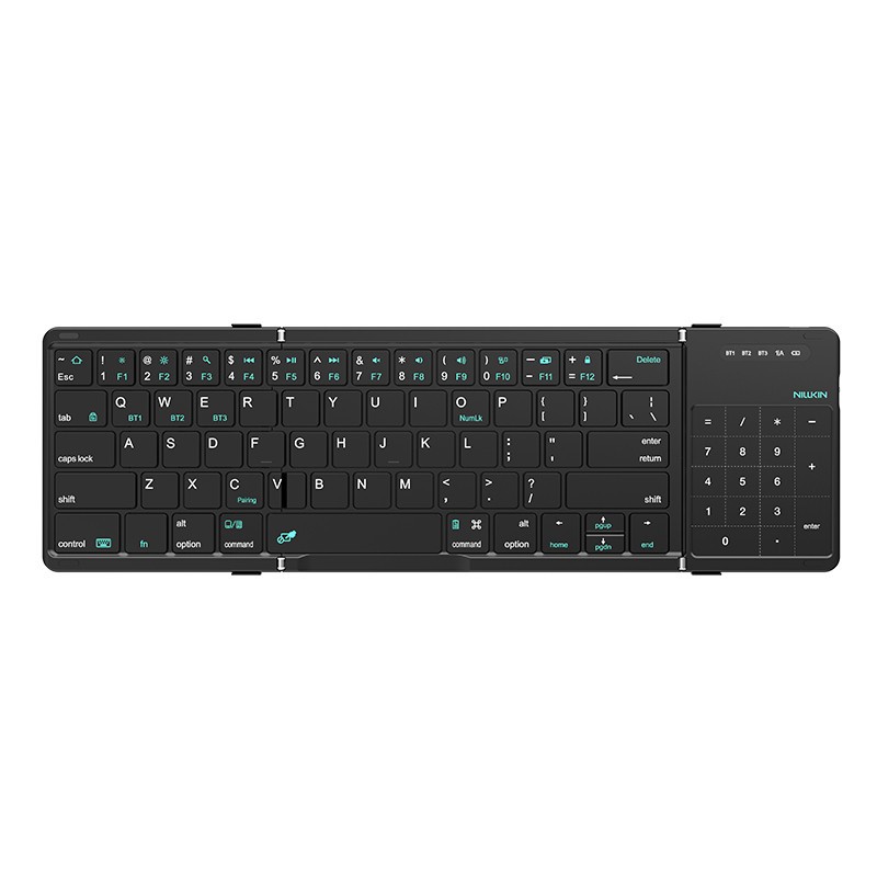 Pocket Foldable Compact Portable Wireless Game Keyboard For iPad/Phone/Tablet/PC