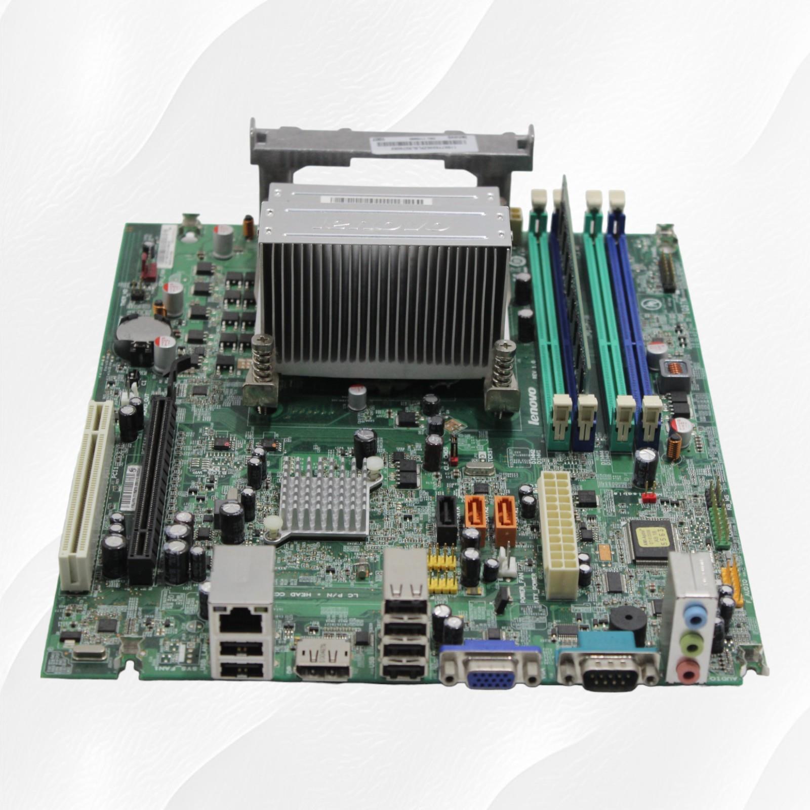 Lenovo Thinkcentre M90P IQ57N Motherboard 71Y5976 W/HEATSINK &I3-530 SLBLR & 4GB