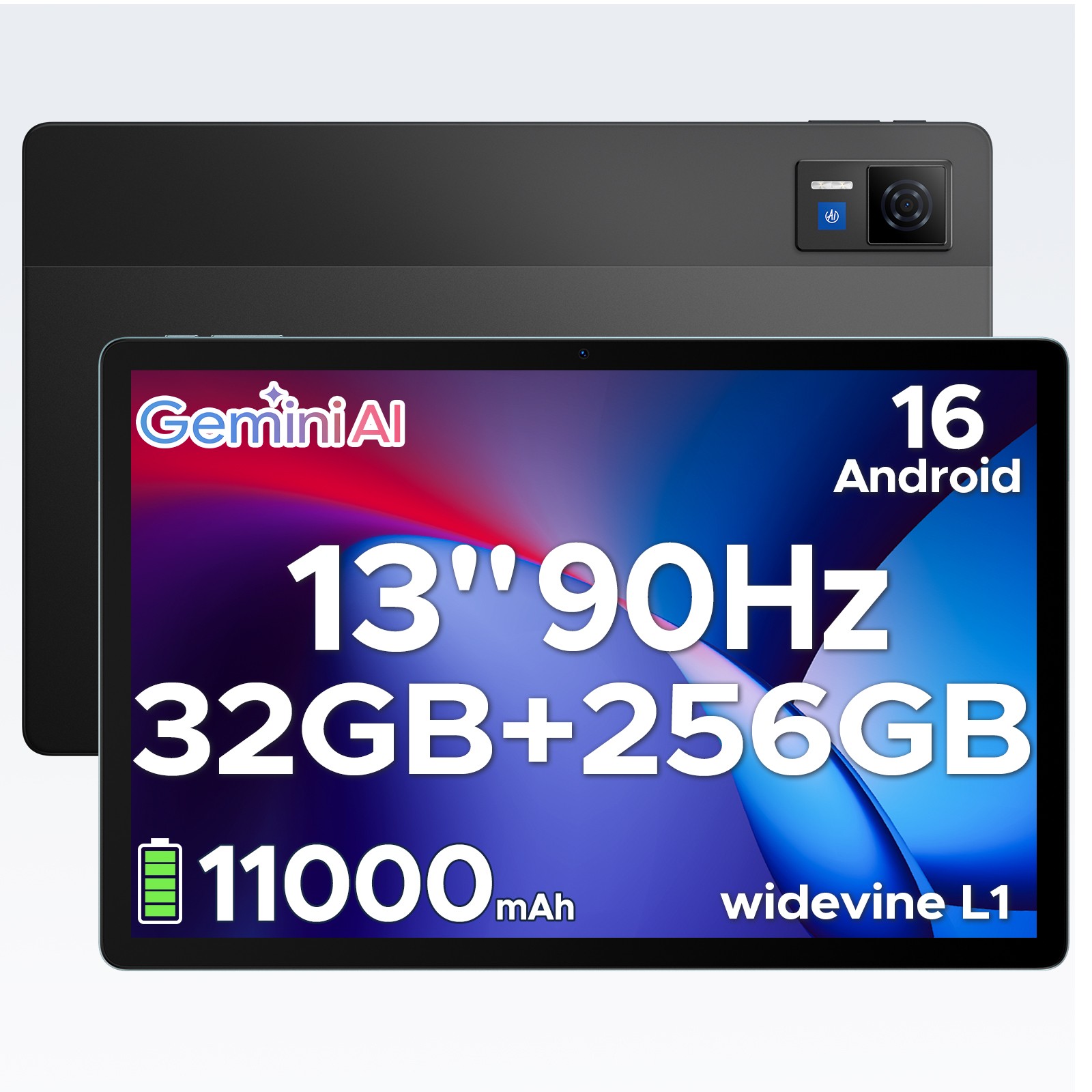 DOOGEE U13 13 inch Android 16 Tablet 11000mAh 32GB+256GB Octa Core Gaming Tablet