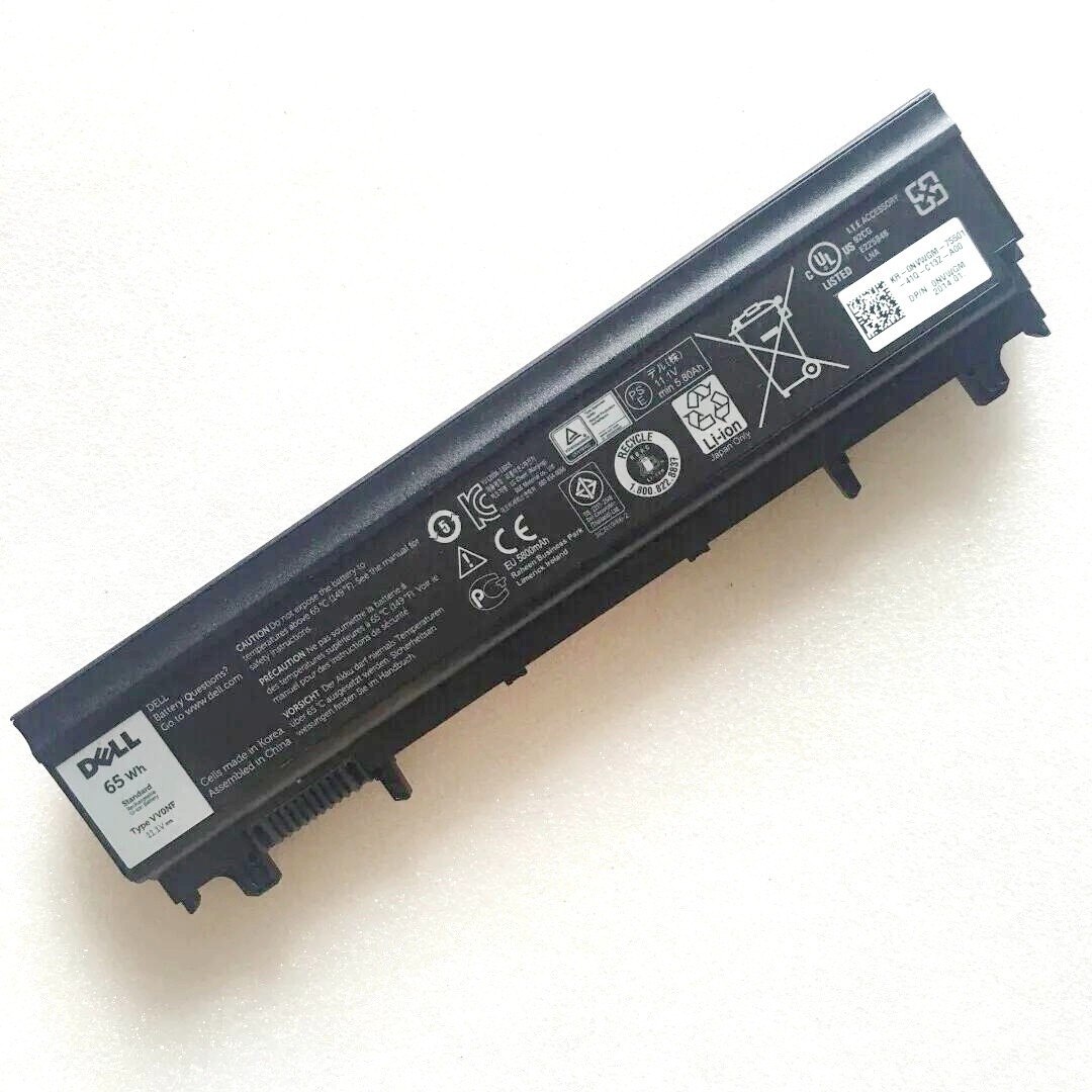 Genuine OEM 65Wh For Dell Latitude E5440 E5540 Laptop Battery Type VV0NF NVWGM