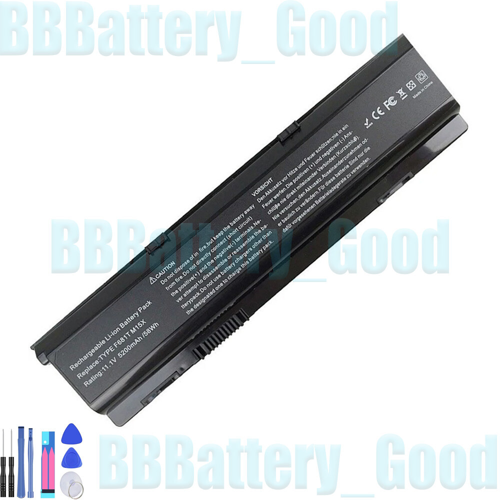 F681T REPLACEMENT BATTERY FOR ALIENWARE M15X M15X R1 P08G 11.1V 58WHR T780R