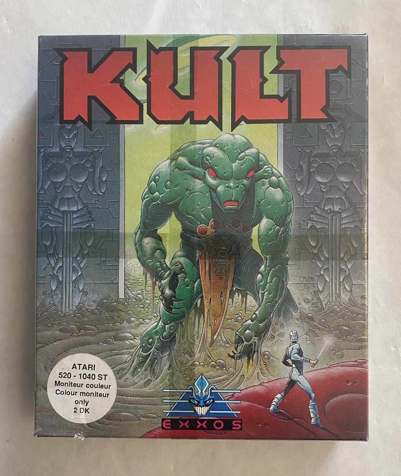 Vtg Kult Exxos Atari ST Brand New / Sealed 1989 Very Rare Foreign