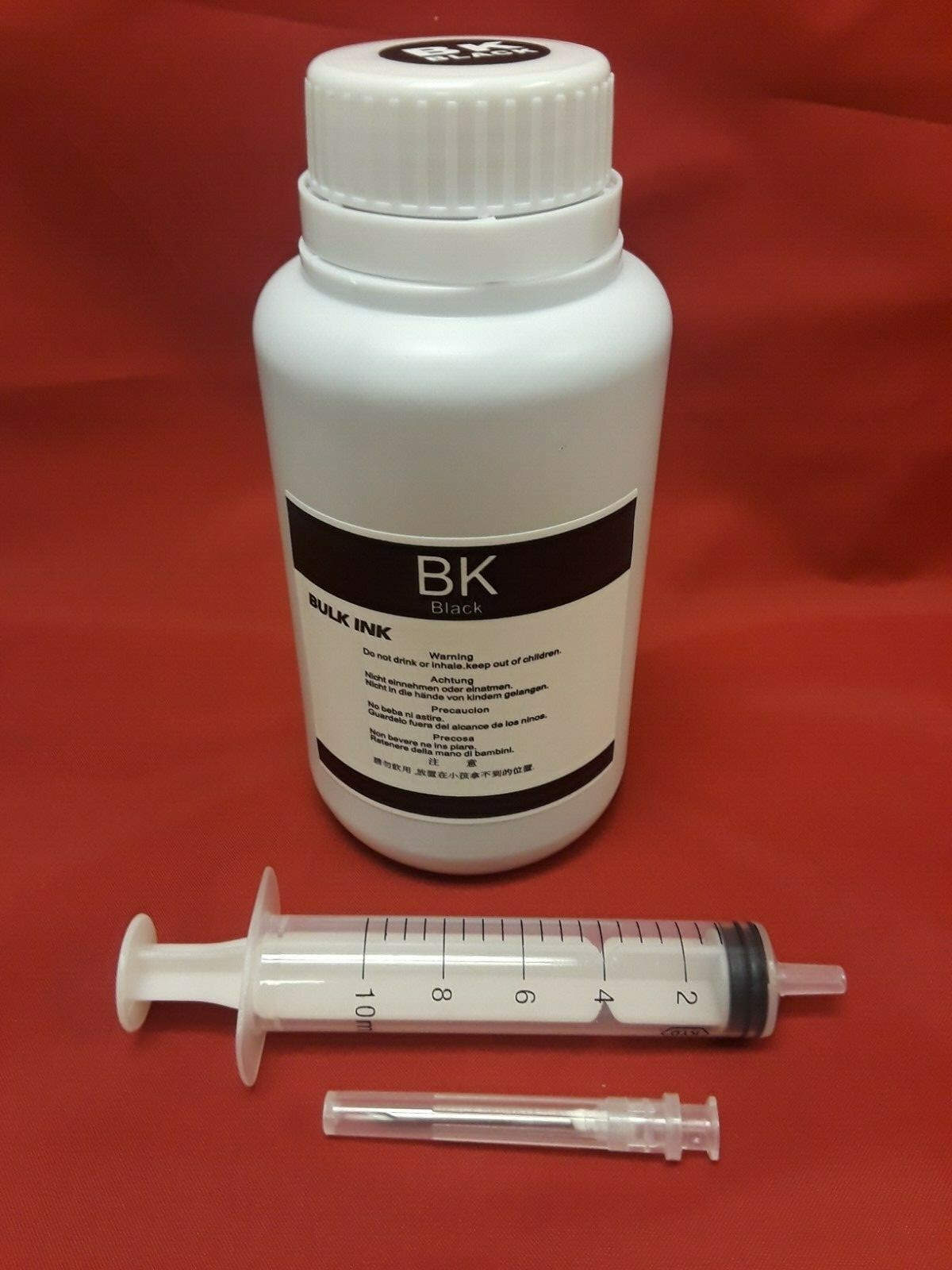 250ml Refill Bulk Dye Black Ink compatible for HP Canon Brother Epson Printer
