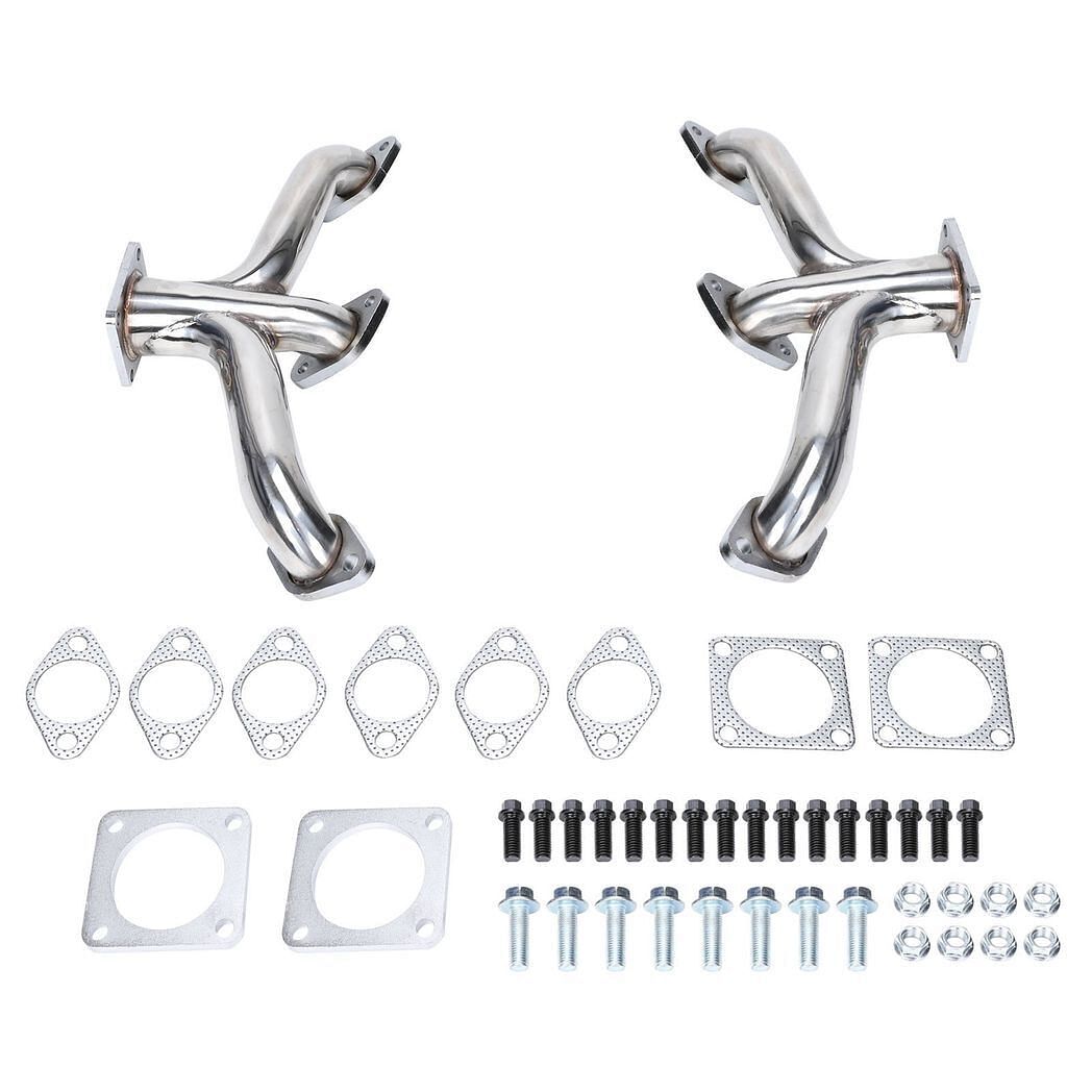 Exhaust Header For 1932-1953 Ford Flathead V8 Car Pickup Truck Shorty MT001084