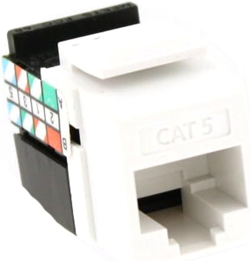 Leviton 40836-BW Quickport Voice Grade, White