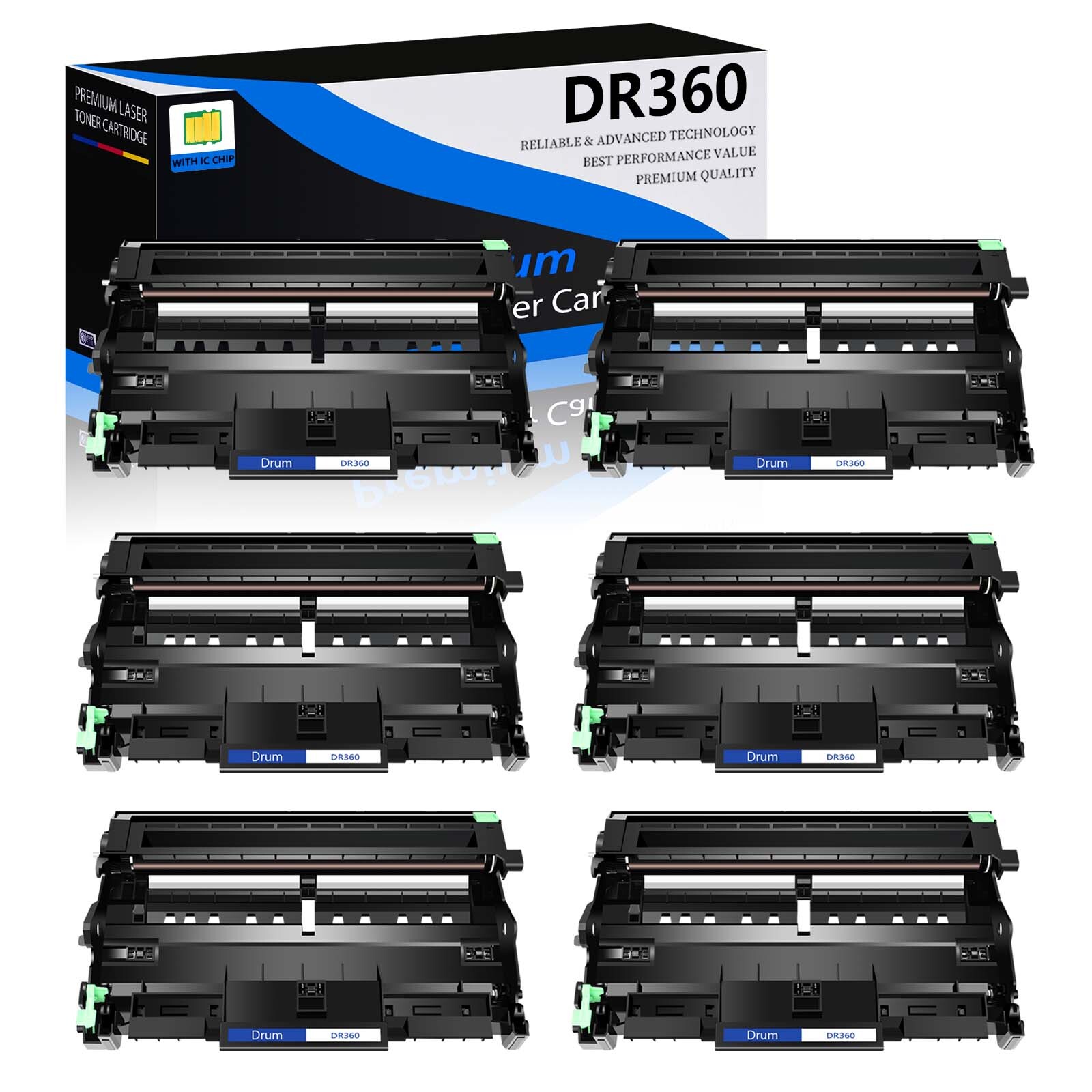 6PK DR360 Drum For Brother DR-360 MFC-7345N MFC-7440N MFC-7840W MFC-7340