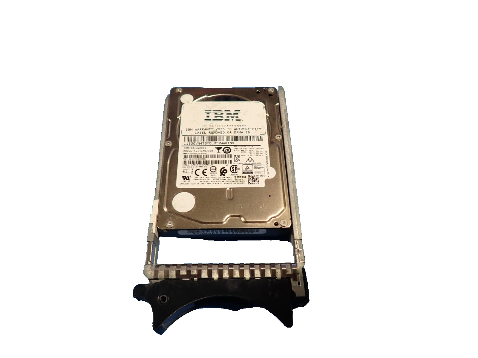 IBM 00VN475 139gb, 15K, 6Gb, 2.5". SAS HDD Internal Hard Disk Drives AL14SXQ30EN