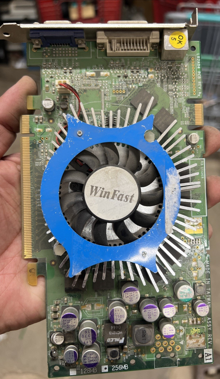 Leadtek WinFast PX6800 TDH GeForce 6800 PCIe 256mb DVI Graphics Card Retro GPU