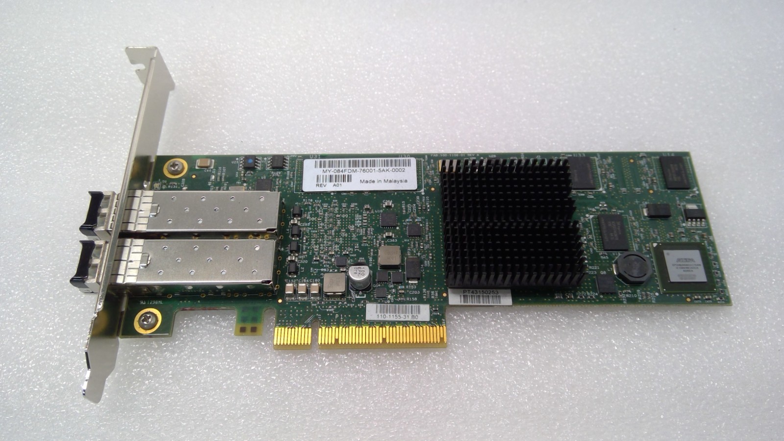 Dell Chelsio 110-1155-31 084FDM 2-Port 10GB SFP+ PCIe HBA NIC Card S320E-LP-CR