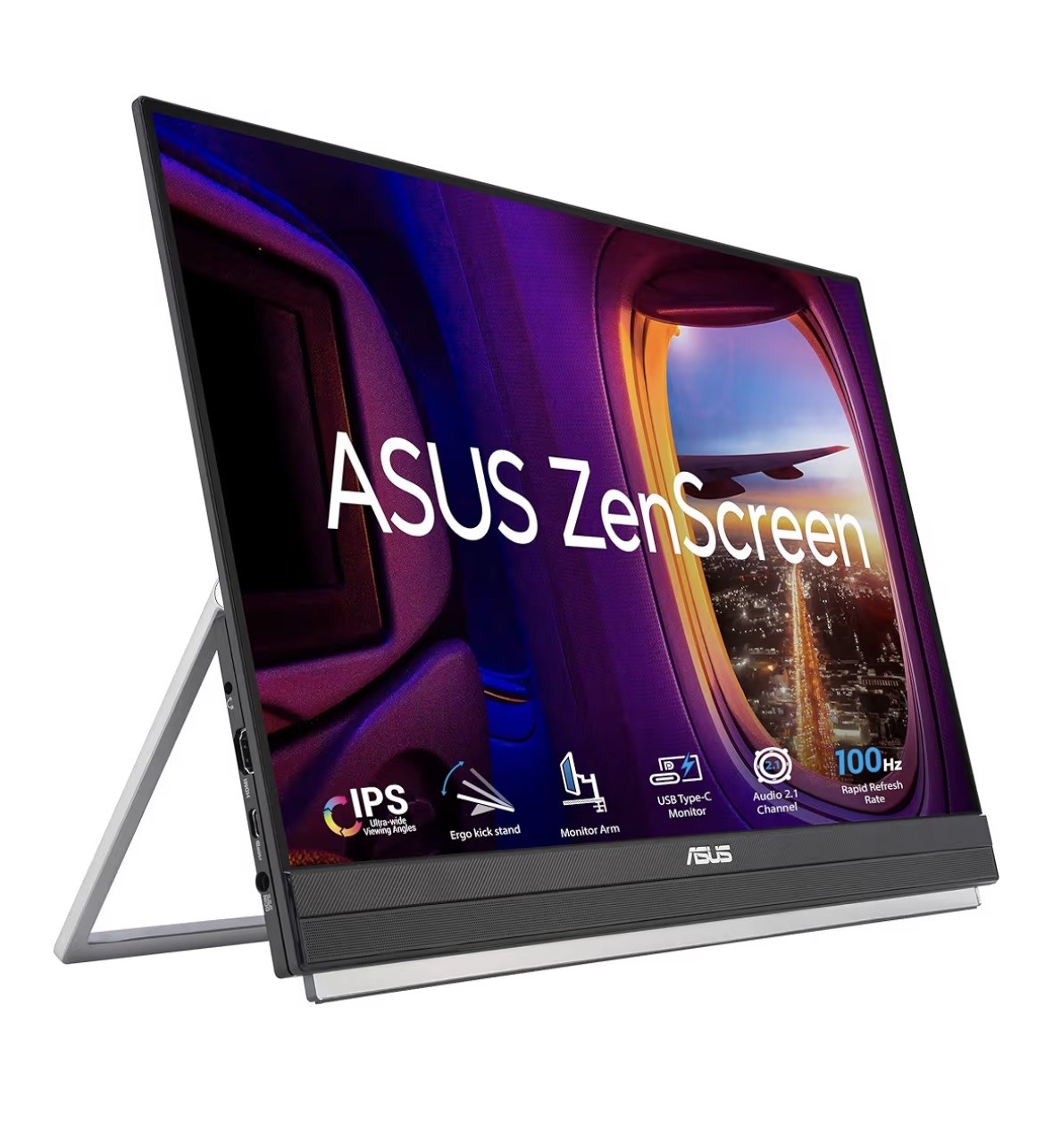 ASUS ZenScreen MB229CF 22" 1920 x 1080 Full HD 1080p 100 Hz IPS portable Monitor