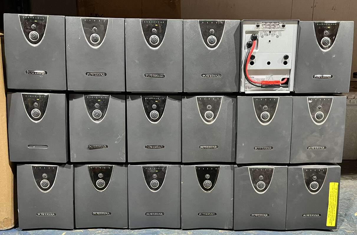 POWERVAR AMETEK ABCEG251-11  Uninterruptible Power Supply UPS Battery Backup