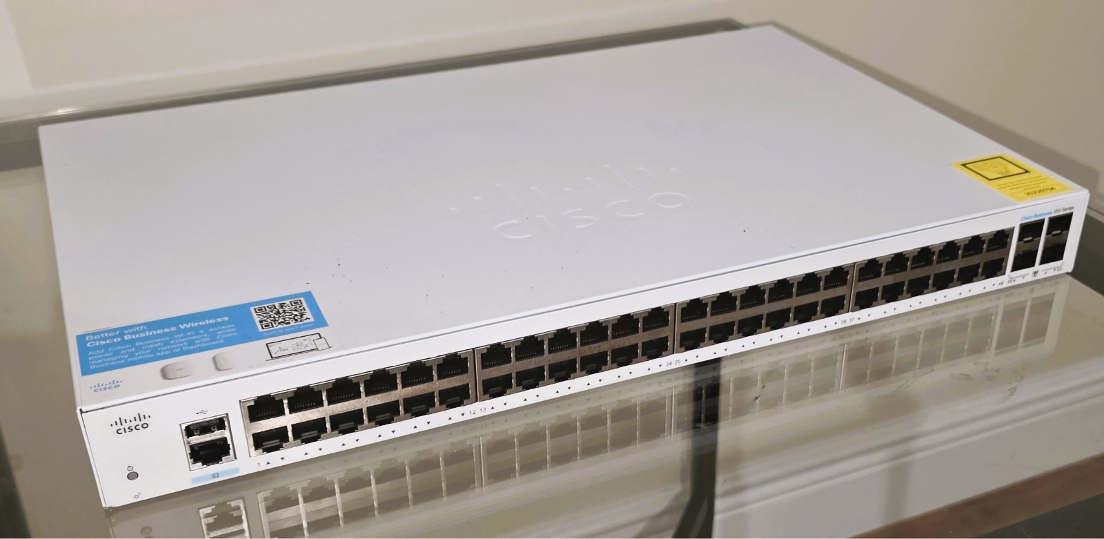 Cisco CBS350-48T-4G - L3 Managed Switch SFP Supported Modular 48 Ports