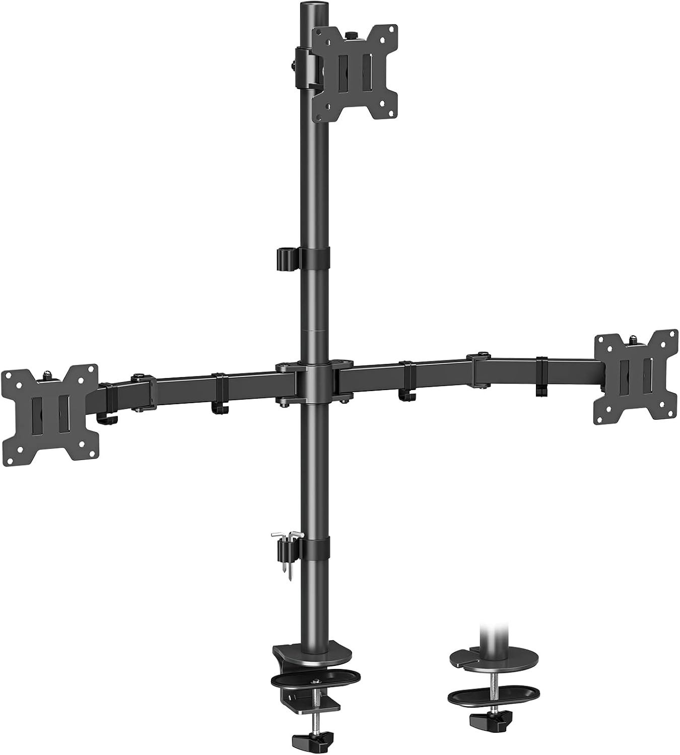 MOUNT PRO Triple Monitor Mount, Monitor Desk Mount for 3 Screens up to 32 Inch