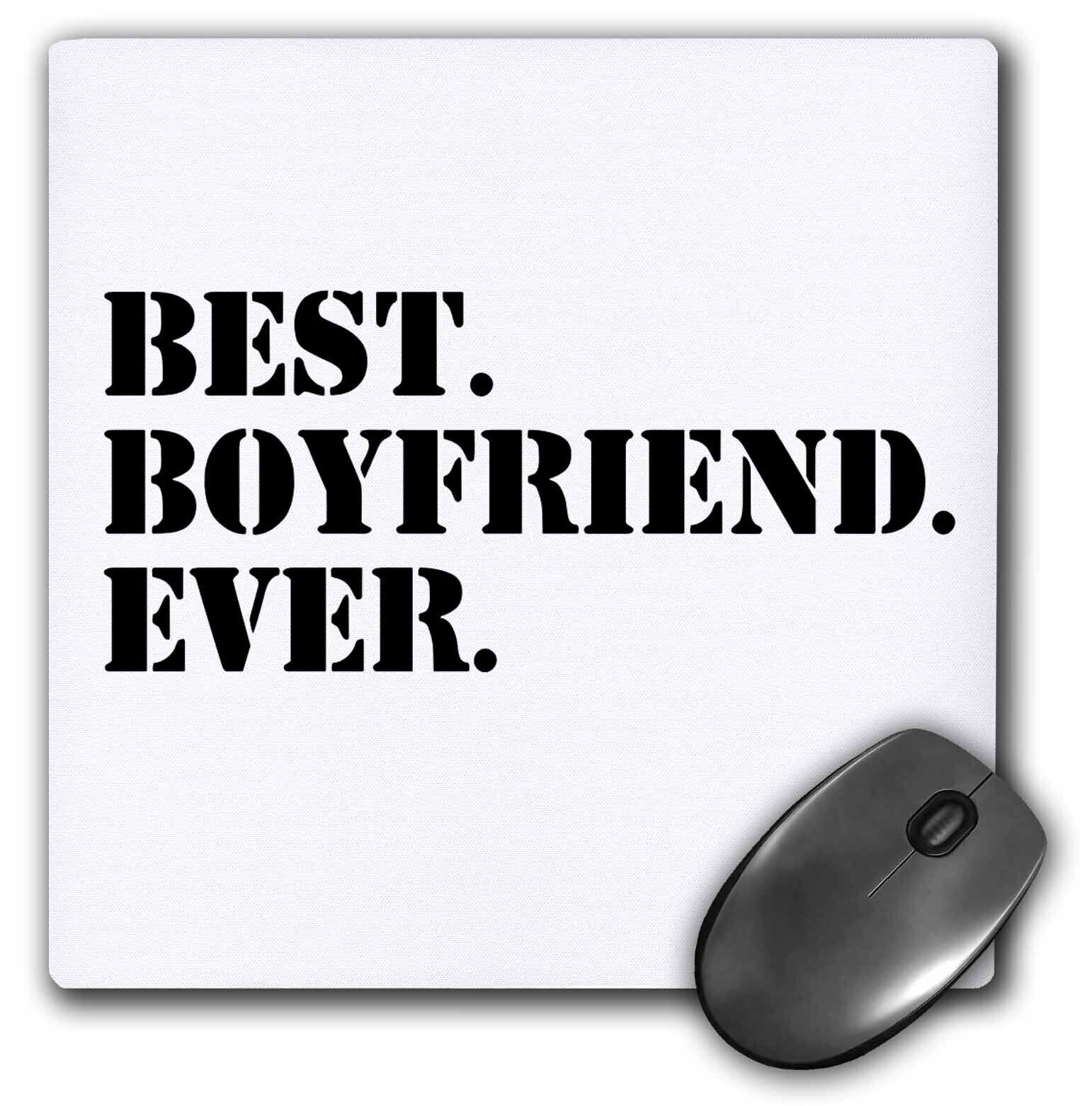 3dRose Best Boyfriend Ever - fun romantic love and dating gifts for him - for an