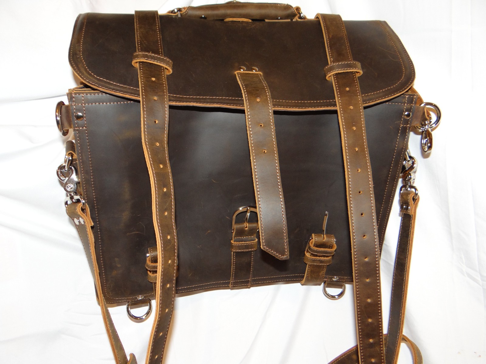 The Gustav Vintage Leather  Messenger Laptop Bag Large Capacity ($359 Nordstrom)