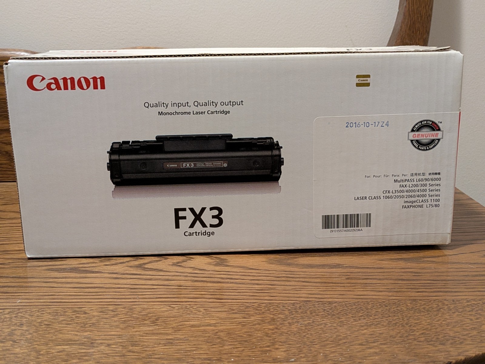 Canon FX3 Cartridge - Genuine & NIB
