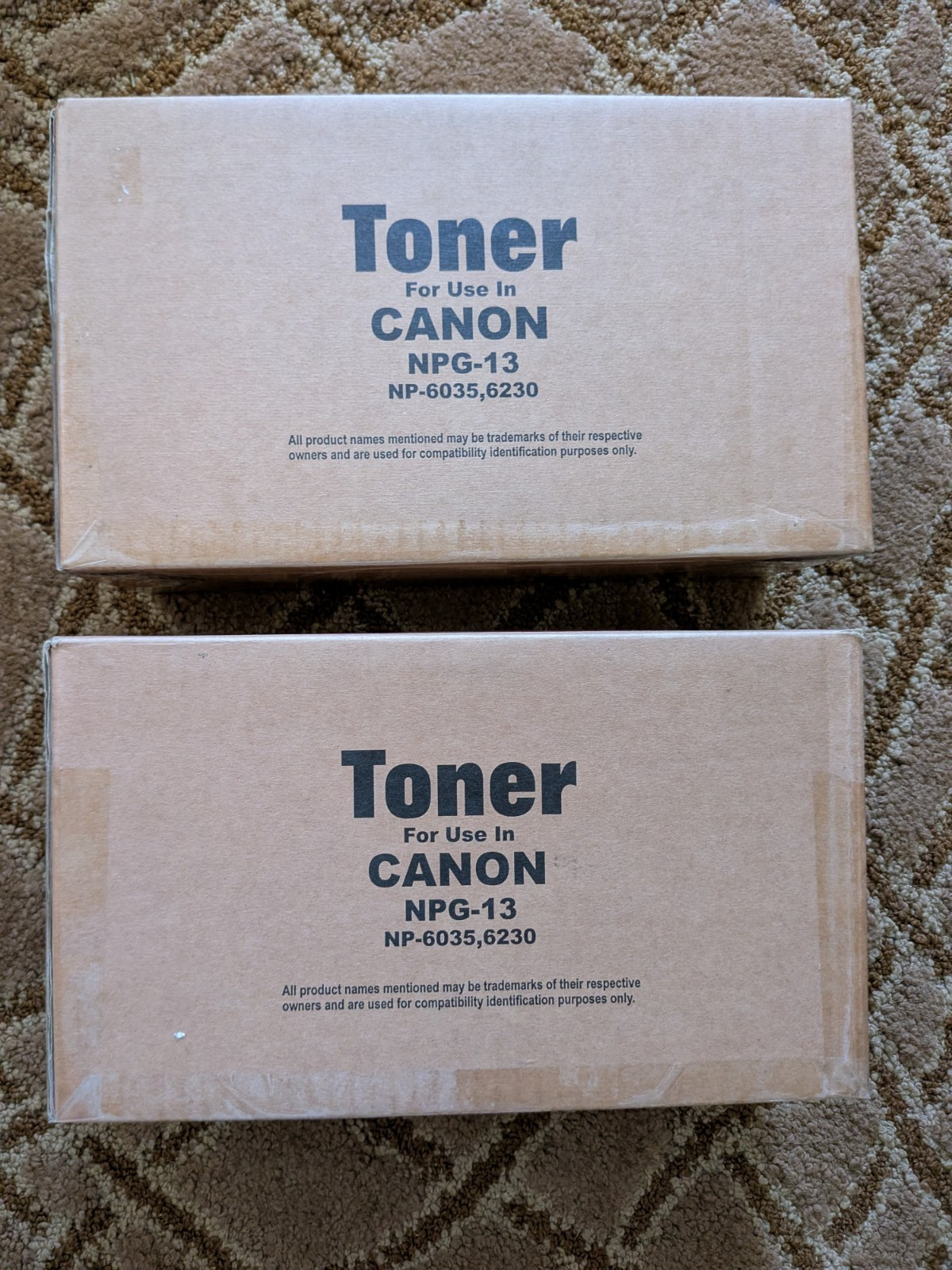 2 x CANON TONER BLACK NPG-13  / Aftermarket unbranded