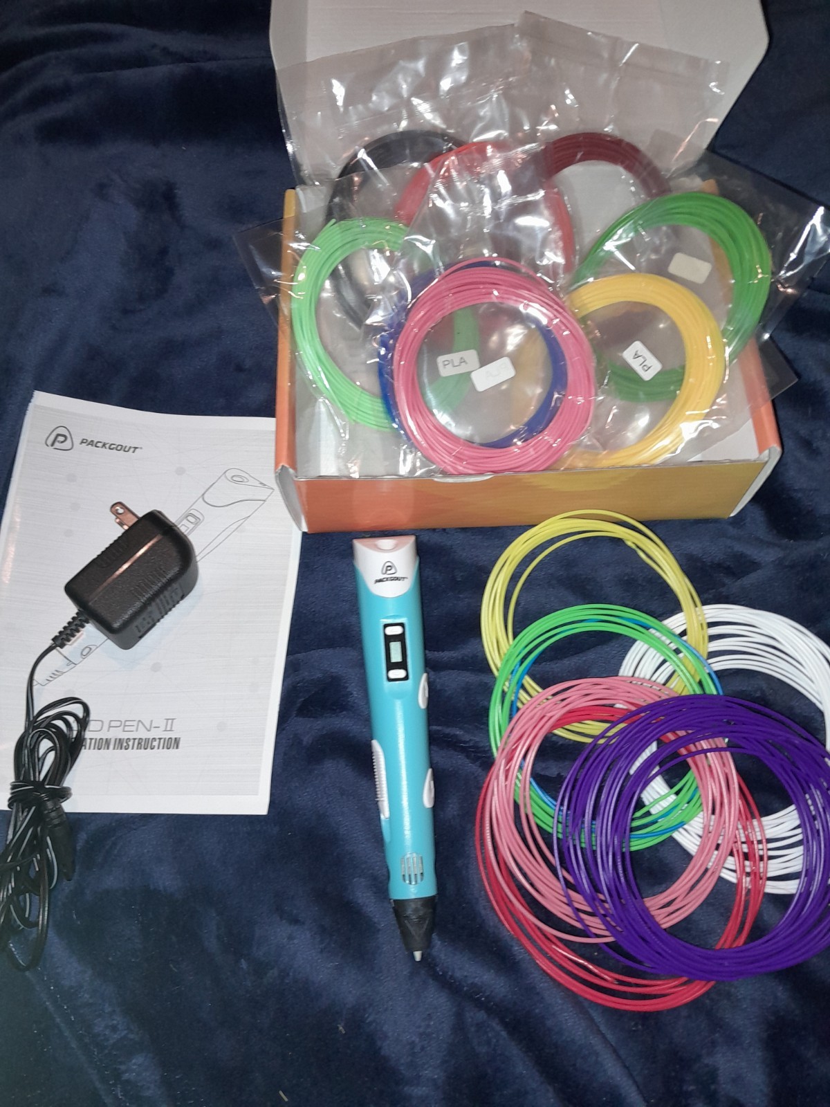 3D PEN-2 3D Printing Pen, ABS/PLA, 1.75mm Filament, 0.7mm Nozzle, w/power cord