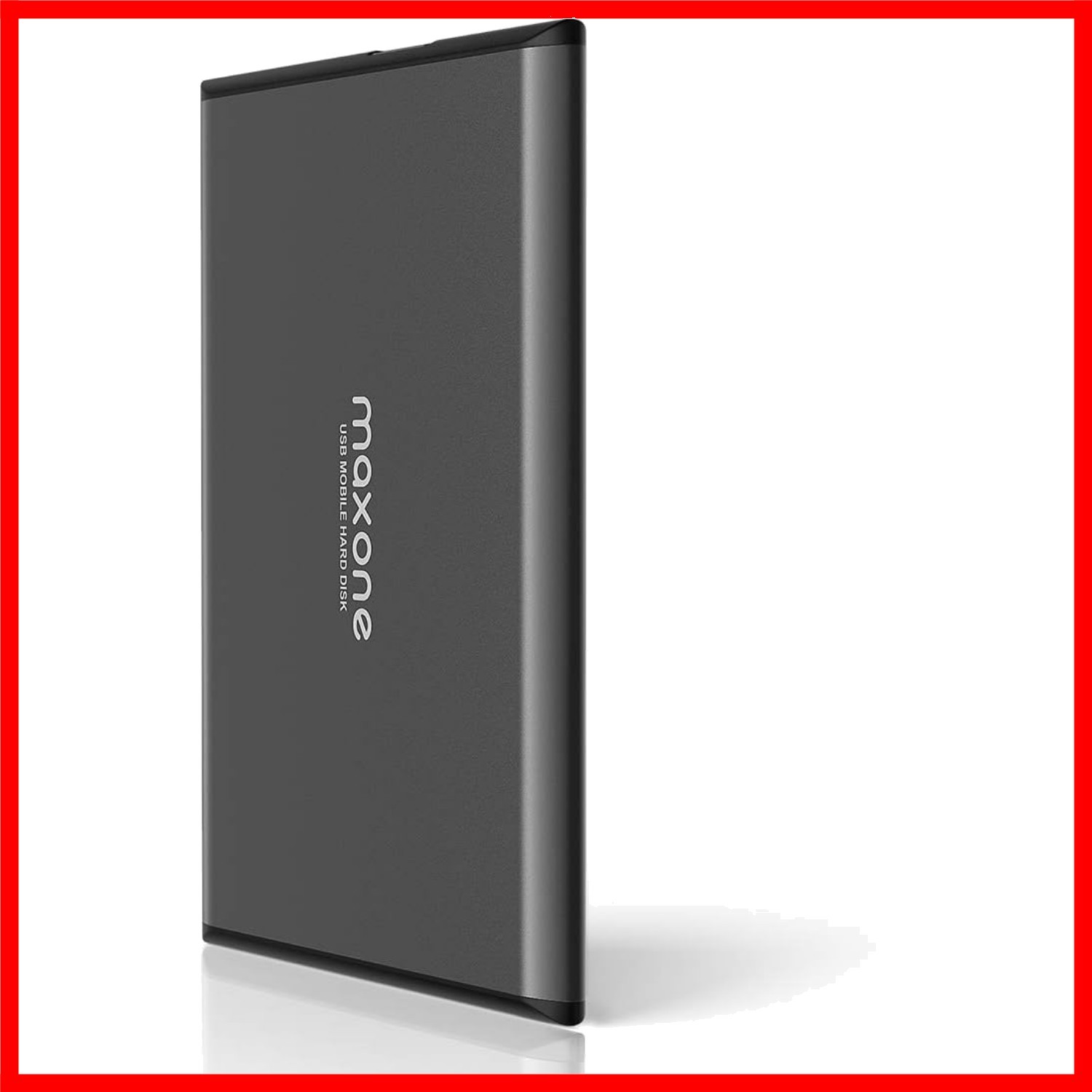 500GB Ultra Slim Portable External Hard Drive - USB 3.0 for Fast Data Transfer