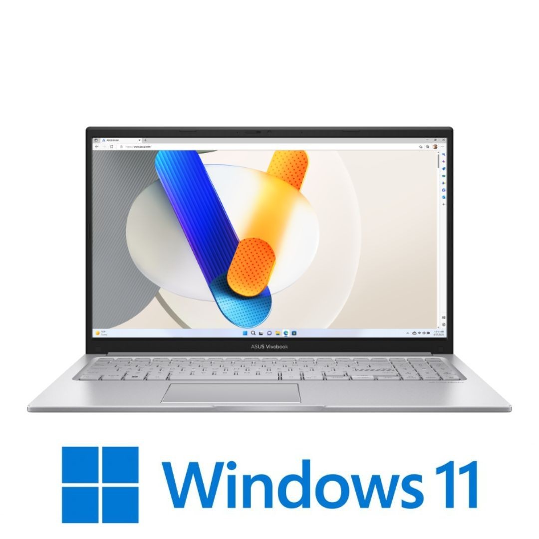 ASUS Vivobook A1504VA CORE 5 120U 15.6"FHD SSD 512GB RAM 8GB W11H SILVER 3Y