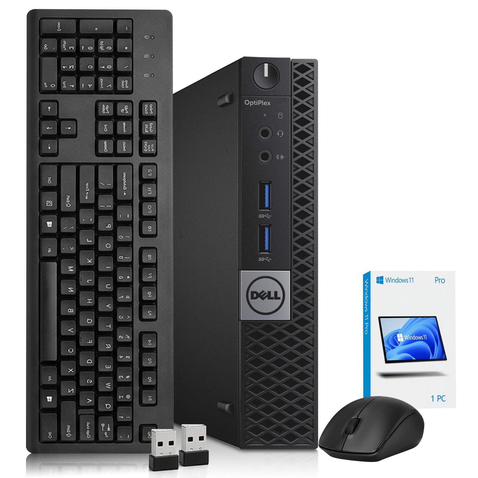 Dell 3040 Desktop Mini PC Intel i5-6th 16GB RAM 1TB SSD WiFi KB&M Windows 11 Pro