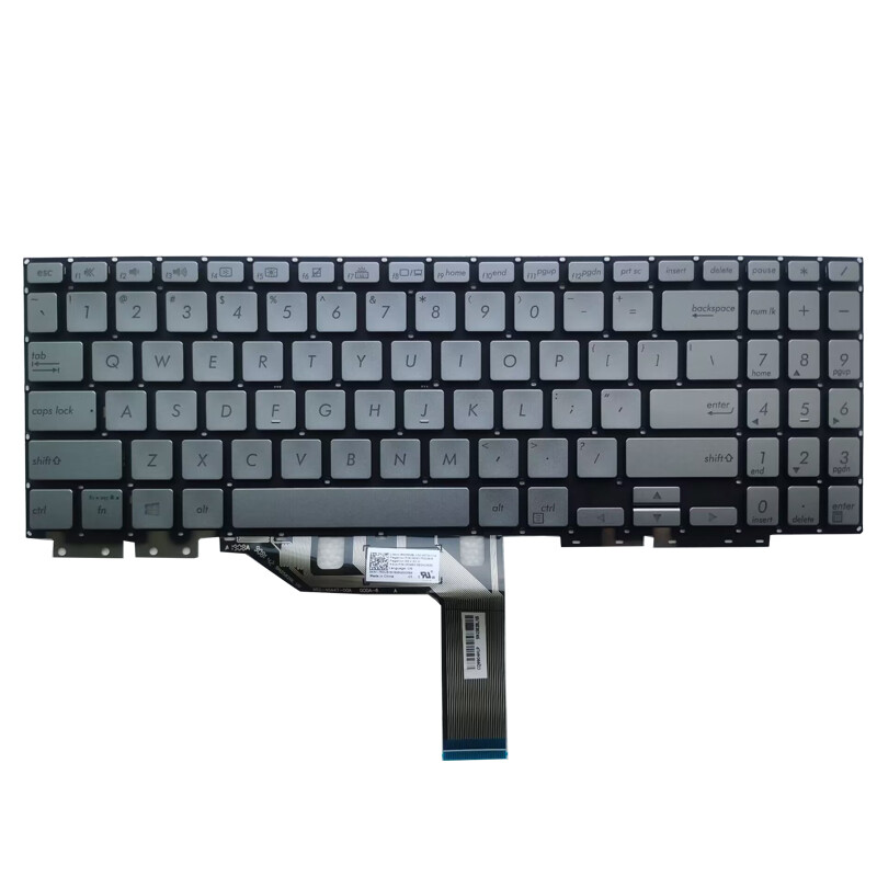 New FOR Asus ZenBook Flip 15 UX562F UX562FA UX562FD UX562FDX Keyboard US Silver