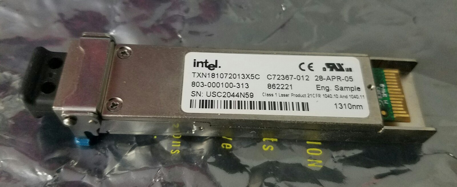 Intel Original TXN181072013X5C XFP-LR-10G 10km 1310nm
