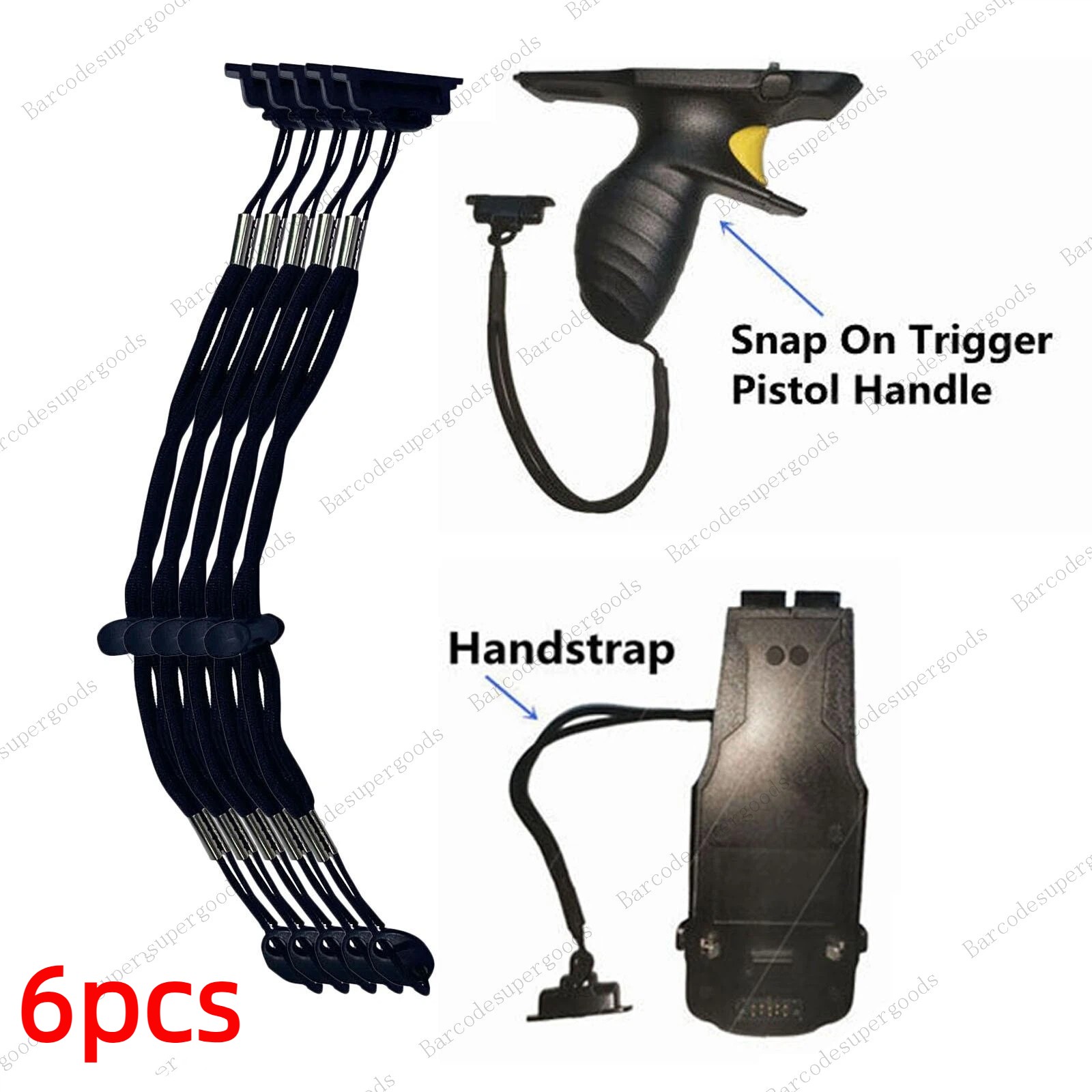 6pcs Trigger Handle Clip Strap ADP-TC7X-CLHTH-10 for ZEBRA TC70 TC72 TC75 TC77