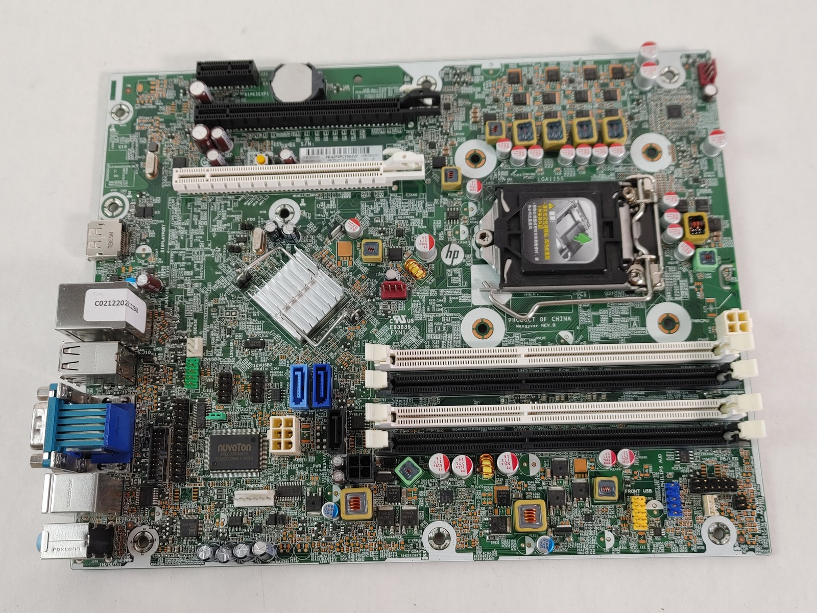 Lot of 5 HP rp5800 Retail System LGA 1155 DDR3 Desktop Motherboard 628655-001