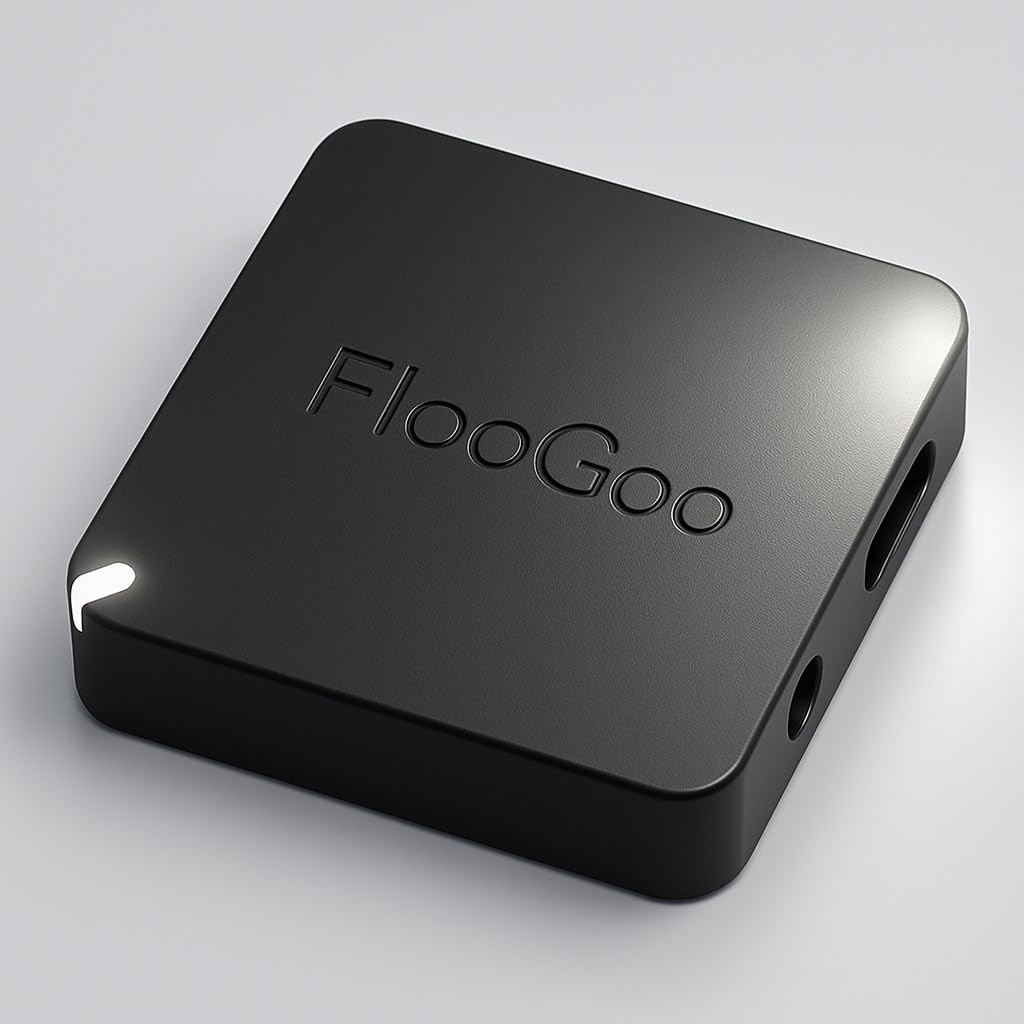 FlooGoo FMA121 LE Audio Bluetooth Adapter for TV, Phone, PC and Console – Low...
