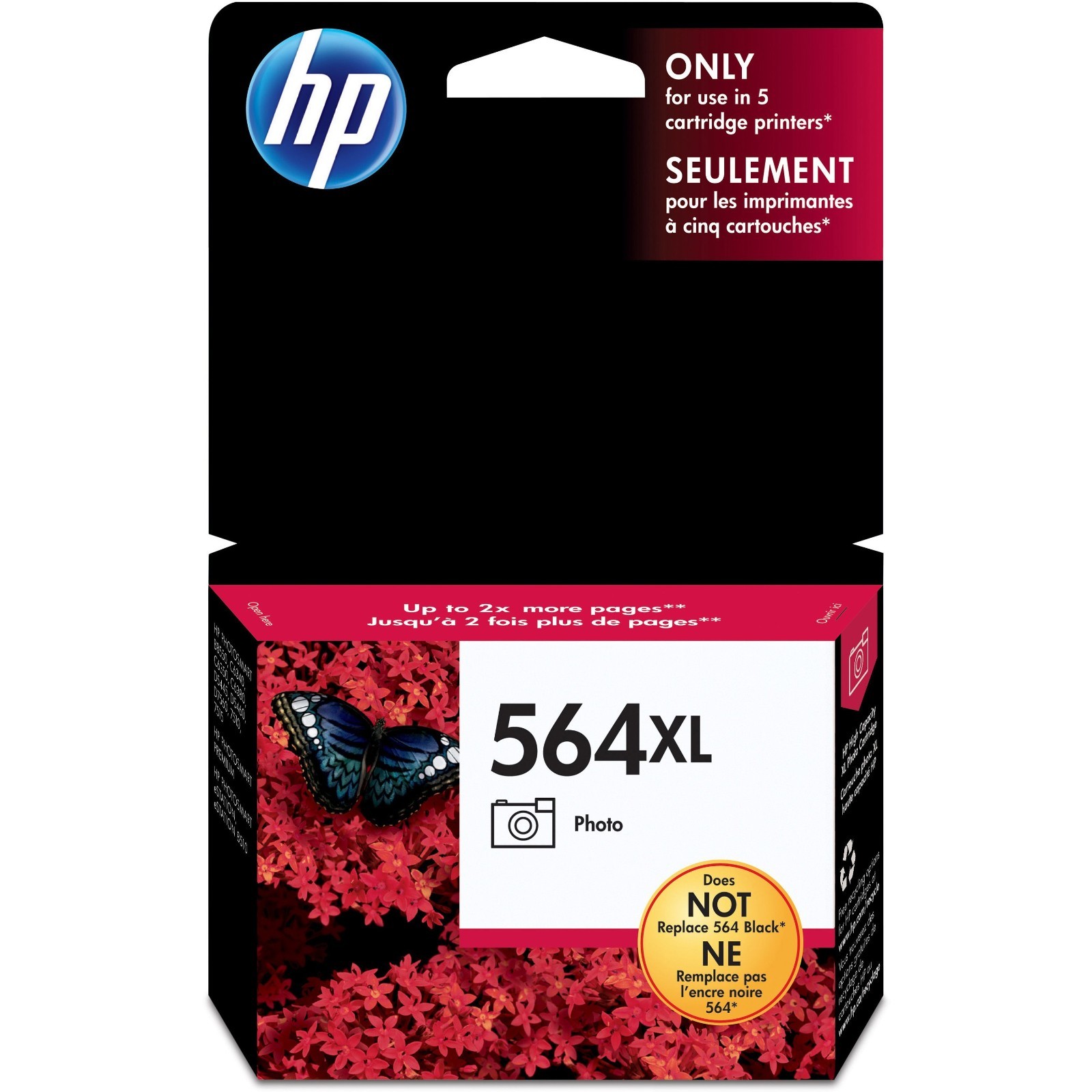 New GENUINE HP 564XL Photo Black Ink Cartridge EXP Nov 2020