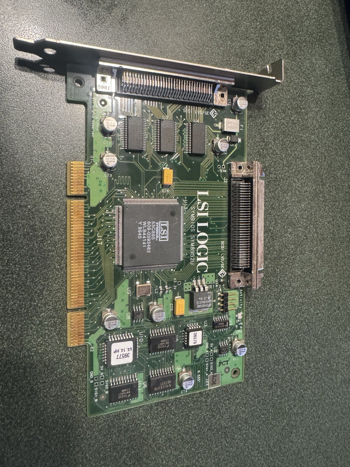 RAID CONTROLLER CARD HP HP 5064-7466 SYM8952U/SYM8953U SCSI PCI 80MB/s-