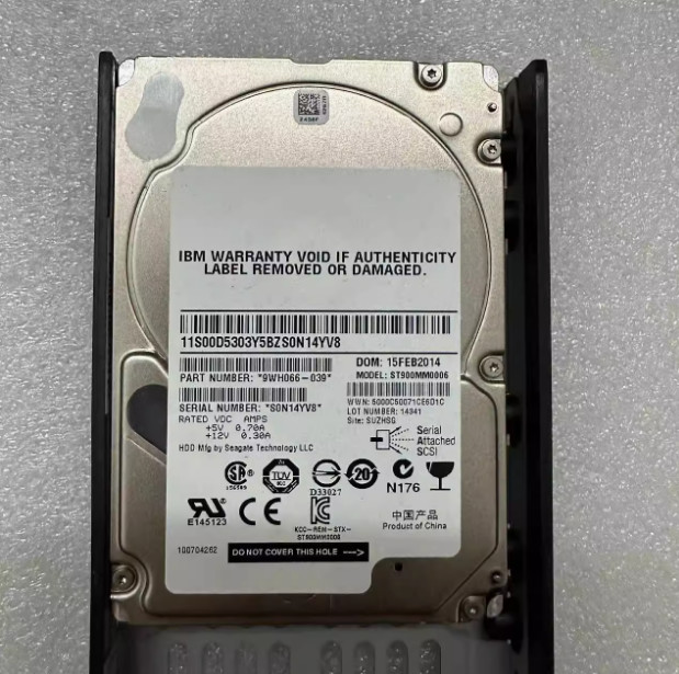 IBM 00Y2684 00L4568 900GB SAS 10K 6Gb/s 2.5" V7000 Hard Drive