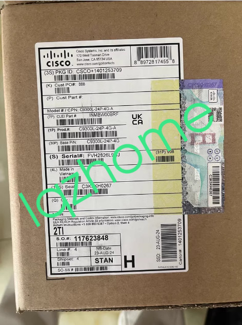 1PCS Cisco C9300L-24P-4G-A switch new via FedEx or DHL